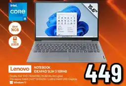Ipercoop Lenovo NOTEBOOK IDEAPAD SLIM 3 15IRH8 offerta