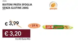 Prezzemolo e Vitale Buitoni pasta sfoglia senza glutine offerta
