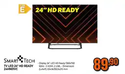 Ipercoop SMART TECH TV LED 24" HD READY 24HNO1VC offerta