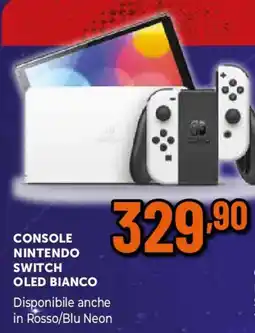Ipercoop Console nintendo switch oled bianco offerta