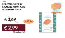 Prezzemolo e Vitale Le eccellenze p&v salmone affumicato norvegese offerta