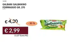 Prezzemolo e Vitale Galbani galbanino formaggio offerta