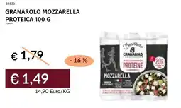 Prezzemolo e Vitale Granarolo mozzarella proteica offerta