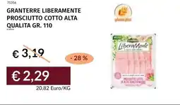 Prezzemolo e Vitale Granterre liberamente prosciutto cotto alta qualita offerta