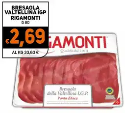 Ekom Bresaola valtellina igp RIGAMONTI offerta