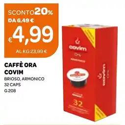 Ekom Caffè ora covim brioso, armonico offerta
