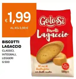 Ekom Biscotti lagaccio classici, integrali, leggeri offerta