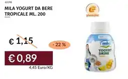 Prezzemolo e Vitale Mila yogurt da bere tropicale offerta