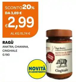 Ekom Ragù anatra, chianina, cinghiale offerta