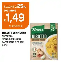 Ekom Risotto knorr asparagi, bianco cremoso, zafferano e porcini offerta