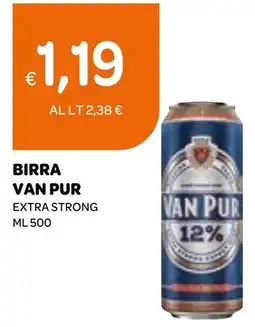 Ekom Birra van pur extra strong offerta