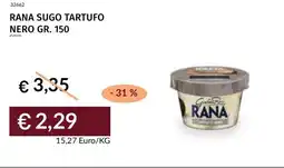 Prezzemolo e Vitale Rana sugo tartufo nero offerta