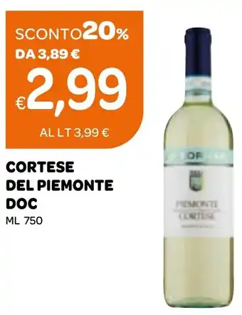 Ekom Cortese del piemonte doc offerta