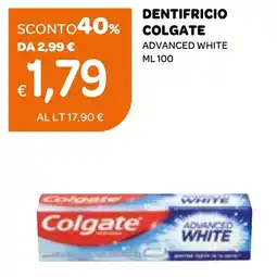 Ekom Dentifricio colgate advanced white offerta