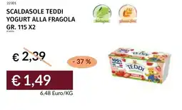 Prezzemolo e Vitale Scaldasole teddi yogurt alla fragola offerta