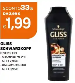 Ekom Gliss SCHWARZKOPF offerta