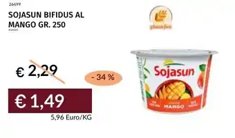 Prezzemolo e Vitale Sojasun bifidus al mango offerta