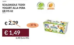Prezzemolo e Vitale Scaldasole teddi yogurt alla pera offerta