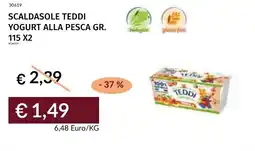 Prezzemolo e Vitale Scaldasole teddi yogurt alla pesca offerta