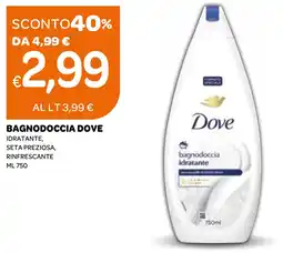 Ekom Bagnodoccia dove idratante, seta preziosa, rinfrescante offerta