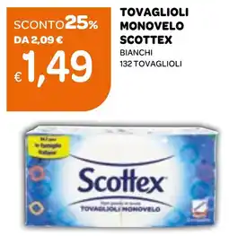 Ekom Tovaglioli monovelo scottex bianchi offerta