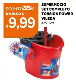 Ekom Supermocio set completo torsion power VILEDA offerta