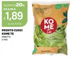 Ekom Pronto cuoci kome te erbette offerta