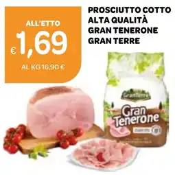 Ekom Prosciutto cotto alta qualità gran tenerone GRAN TERRE offerta