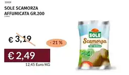 Prezzemolo e Vitale Sole scamorza affumicata offerta