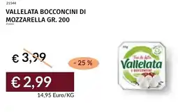 Prezzemolo e Vitale Vallelata bocconcini di mozzarella offerta