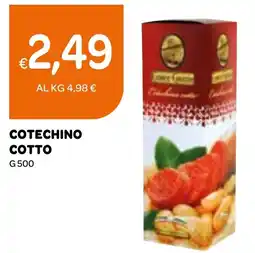 Ekom Cotechino cotto offerta
