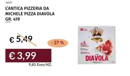 Prezzemolo e Vitale L'antica pizzeria da michele pizza diavola offerta