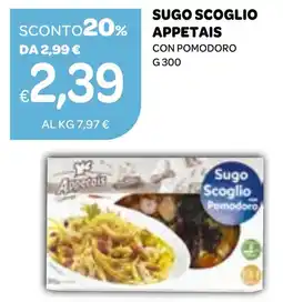 Ekom Sugo scoglio appetais con pomodoro offerta