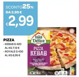 Ekom Pizza kebab e royale offerta