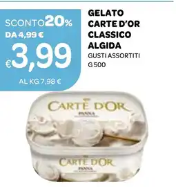 Ekom Gelato carte d'or classico algida offerta
