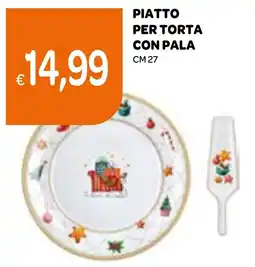 Ekom Piatto per torta con pala offerta