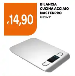Ekom Bilancia cucina acciaio masterpro con app offerta