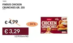 Prezzemolo e Vitale Findus chicken crunchies offerta