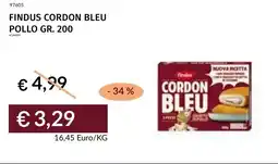 Prezzemolo e Vitale Findus cordon bleu pollo offerta