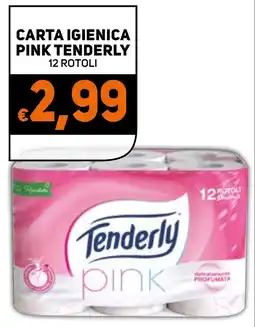 Ekom Carta igienica pink TENDERLY offerta