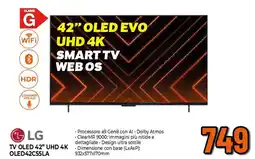 Extracoop LG TV OLED 42" UHD 4K OLED42C55LA offerta