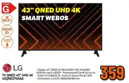 Extracoop LG TV QNED 43" UHD 4K 43QNED70A6A offerta