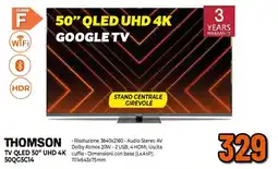 Extracoop THOMSON TV QLED 50" UHD 4K 50QG5C14 offerta