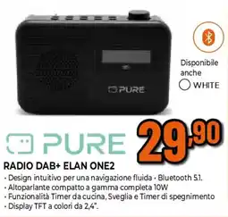 Extracoop Pure radio dab+ elan one2 offerta