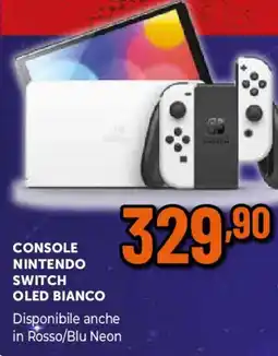 Extracoop Console nintendo switch oled bianco offerta