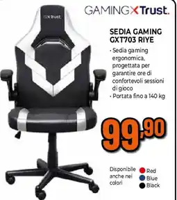Extracoop GAMINGXTrust SEDIA GAMING GXT703 RIYE offerta