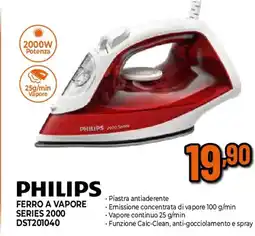 Extracoop PHILIPS FERRO A VAPORE SERIES 2000 DST201040 offerta