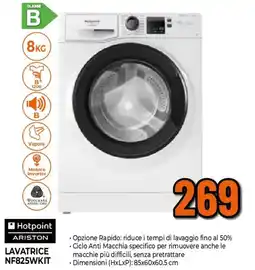 Extracoop Hotpoint ARISTON LAVATRICE NF825WKIT offerta