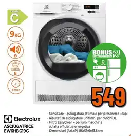 Extracoop Electrolux ASCIUGATRICE EW6HBG19G offerta
