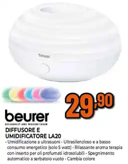 Extracoop Beurer diffusore e umidificatore LA20 offerta